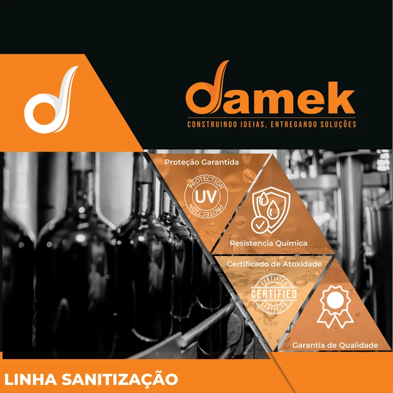 Capa linha sanitização
